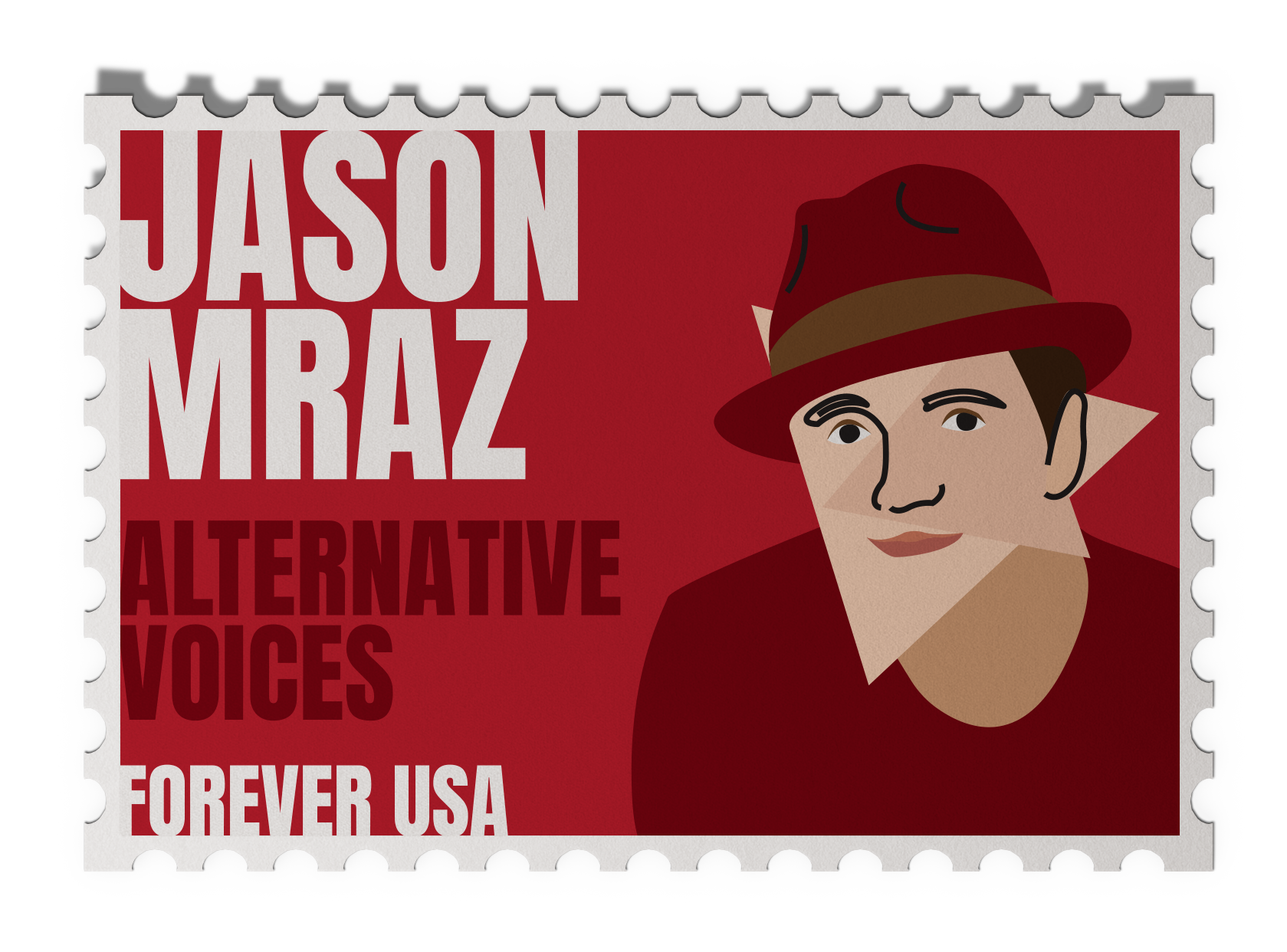 Jason Mraz stamp